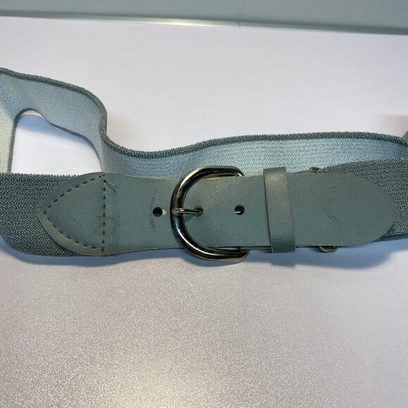 Adjustable Gray Champro Sports Elastic Stretch Belt Softball Baseball Buckle - Picture 3 of 6